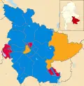 2003 results map