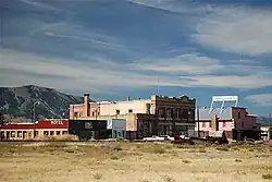 The historic business district of Lima, Montana, September 2007