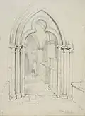 The trefoil-headed south door