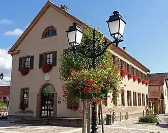 The town hall in Lipsheim
