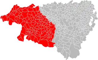Location within the Pyrénées-Atlantiques department