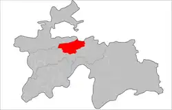 Rasht district in Tajikistan