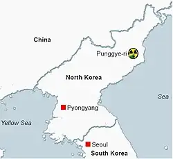 Map of North Korea