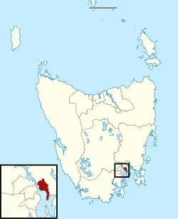 Map showing the electoral division of Pembroke