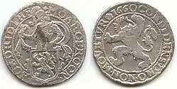 leeuwendaalder or lion thaler, 1660