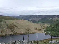 Looking south-east from west bank
