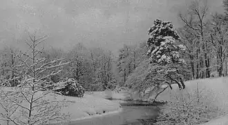 The Lugton in the snows. Circa 1906.
