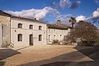 A view within the village of Lussac