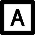 Route A marker