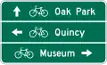 D1-3b Bicycle Destination (3-line)