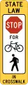 R1-6e In-street trail crossing
