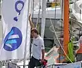 Michael Perham arrives back at Gunwharf Quays, 29 Aug 2009