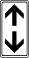 E09-4 Middle section for parking or stopping prohibition