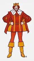 The Marvelous Magical Burger King used in the Burger King Kingdom commercials from 1976 to 1989