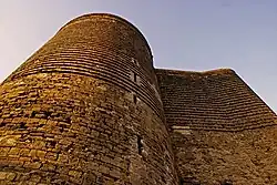 The Maiden Tower in old town Baku.