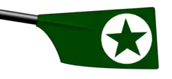 Image showing the rowing club's blade colours