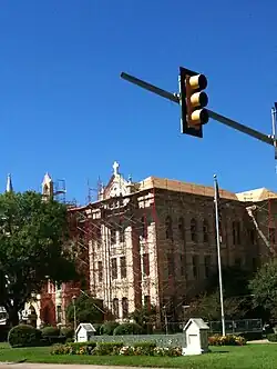 Roof going up
