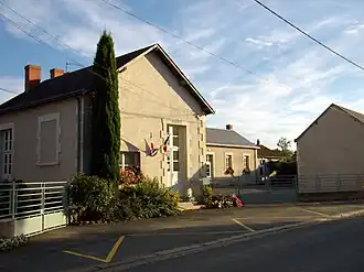 The town hall in Bouesse