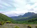 Mount Kujū from Makinoto Pass with Mount Mimata on the right