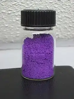 Manganese violet is a synthetic pigment invented in the mid-19th century.
