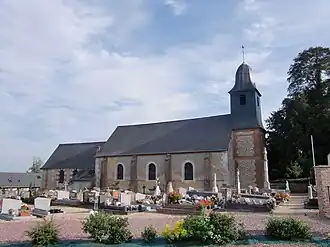 The church in Manneville-sur-Risle