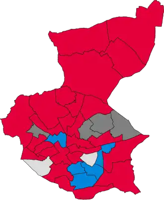 2023 results map