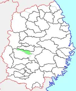 Location of Ishidoriya in Iwate Prefecture
