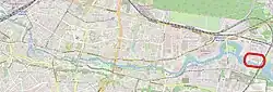 Location in Bydgoszcz