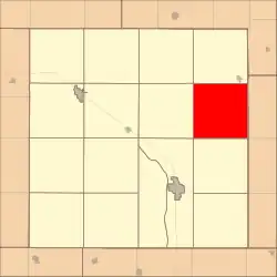 Location in Cuming County