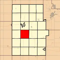 Location in Dickinson County