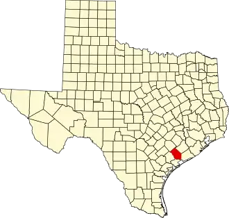 State map highlighting Jackson County
