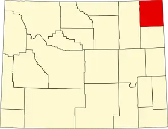 Crook County map