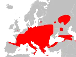 Map of range