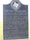 Texas Historical Marker on Highway 82 east of Ringgold.