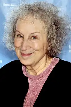 Author Margaret Atwood, (AM, 1962)