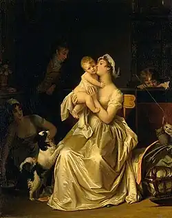 La Maternité (Motherhood), oil on canvas, 51 x 61&nbsp;cm, 1795–1800
