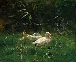 Willem Maris:Ducks, Rijksmuseum, Amsterdam