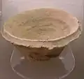 Clay bowl, c. 1000&nbsp;BC, one day corvée ration(?). Marlik, Iran