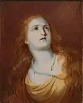 Mary Magdalene penitent after Guido Reni by Marquard Wocher