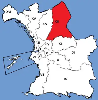 Location within Marseille