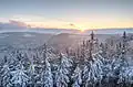 Sunset over the Dzikowiec massif