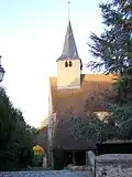 Entrance of church Saint-Sauveur.