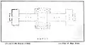 Plan of main floor, as realized (this and the following eleven images are from the December 1926 issue of The Koji Gaho, a former journal of the Japan Society of Civil Engineers)[13]