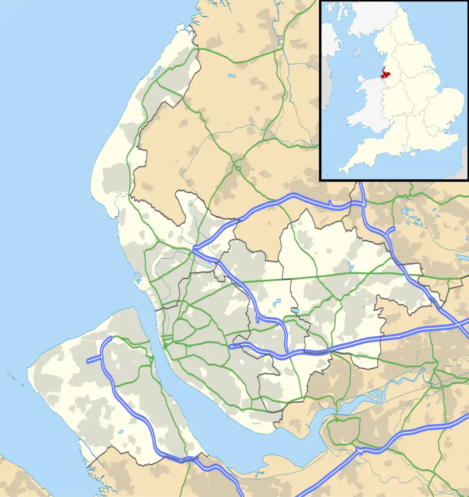 Toxteth Unitarian Chapel is located in Merseyside