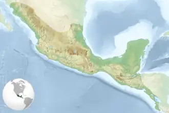 Palenque is located in Mesoamerica