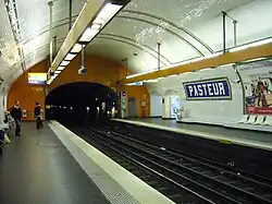 Line 12 platforms at Pasteur