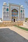 Front view of the tomb