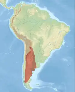 Map of range