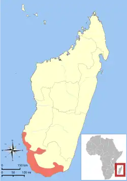 Map of range