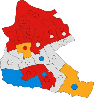 2023 results map